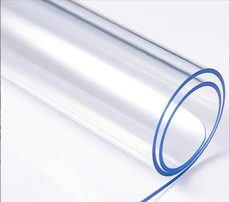 Cuộn nhựa PVC trắng trong dày 5mm - 5ly
