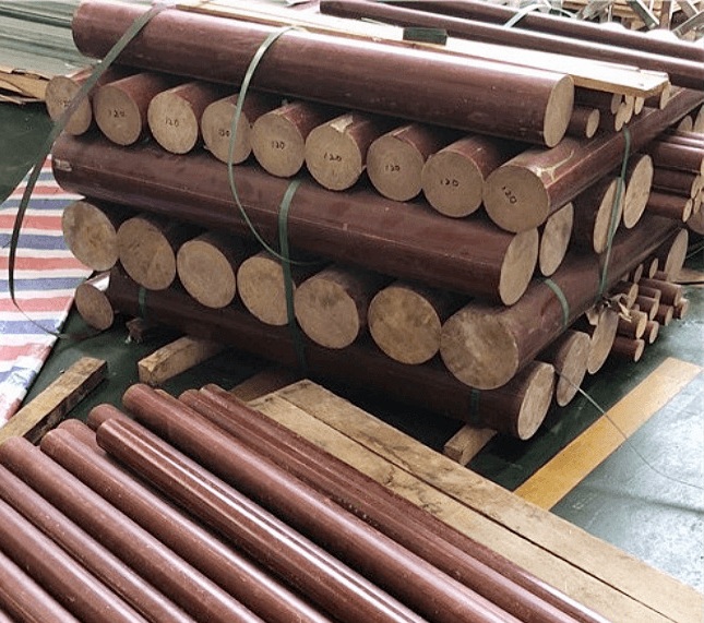 Cây - Thanh nhựa phíp vải nâu phi 120 - D120